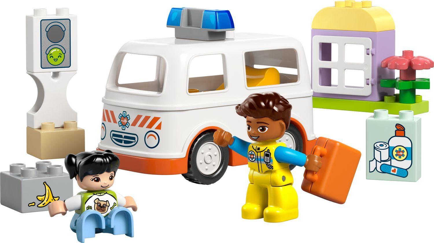 LEGO 10447 Duplo Ambulância e Condutor (2+ anos - 19 peças)
