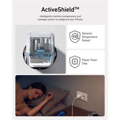 Carregador USB-C ANKER 511 Charger (Nano Pro) (USB-C - Telemóvel, tablet - Branco), miniatura 3