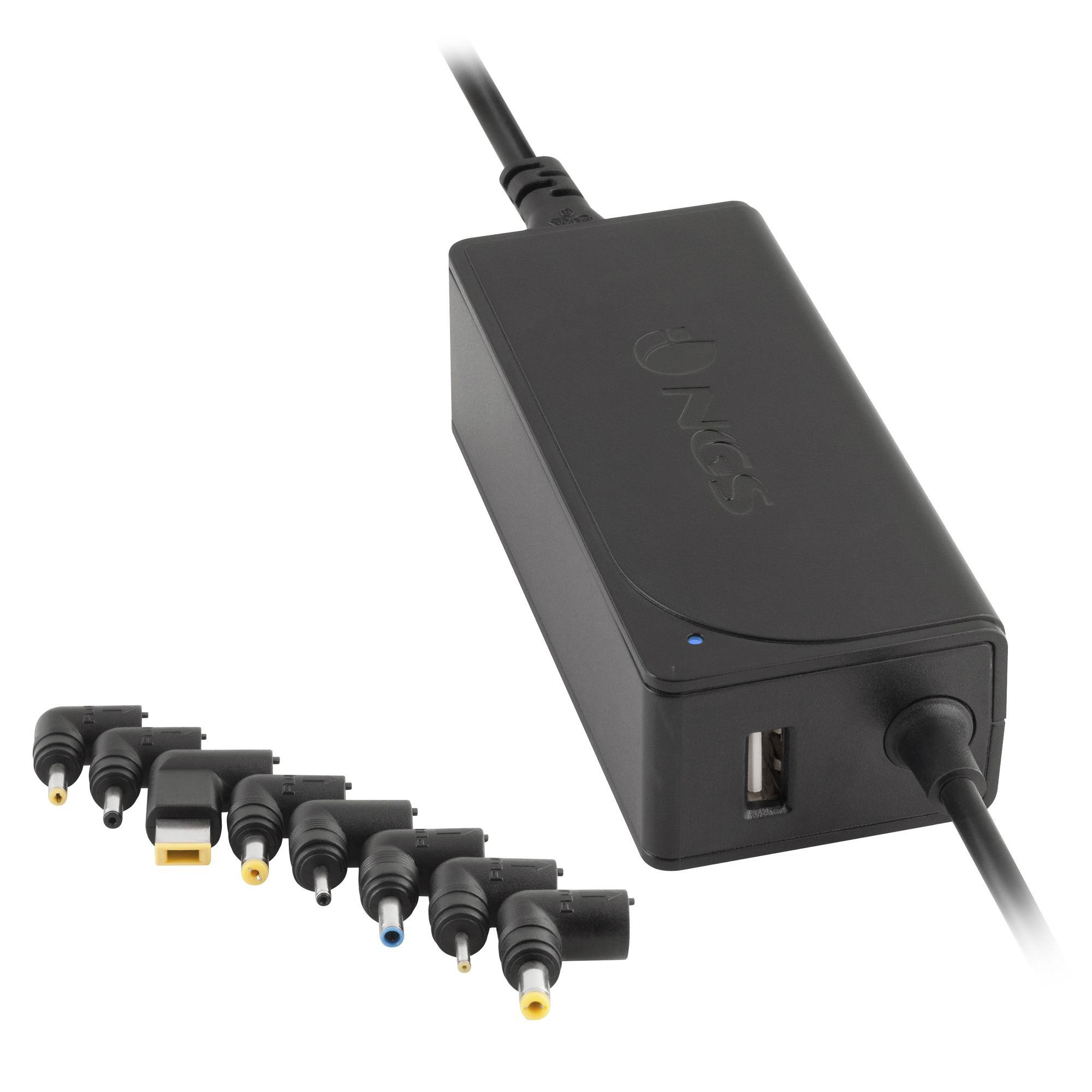 Carregador de Portátil NGS W-70W (70 W - Preto)