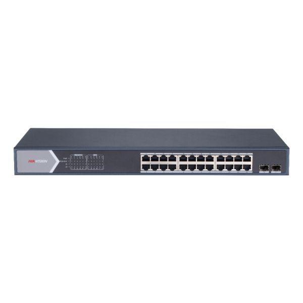 Switch PoE Gerível HIKVISION DS-3E1526P-SI (4,1 MB - 56 Gbit/s - L2 - Preto) — miniatura 2