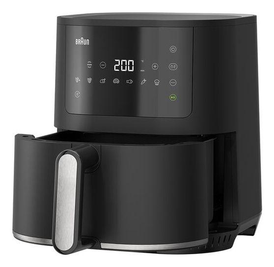 Fritadeira a Ar Quente BRAUN MultiFry 3 HF3030 (1500 W - 200 °C - 80 °C - Preto), miniatura 2