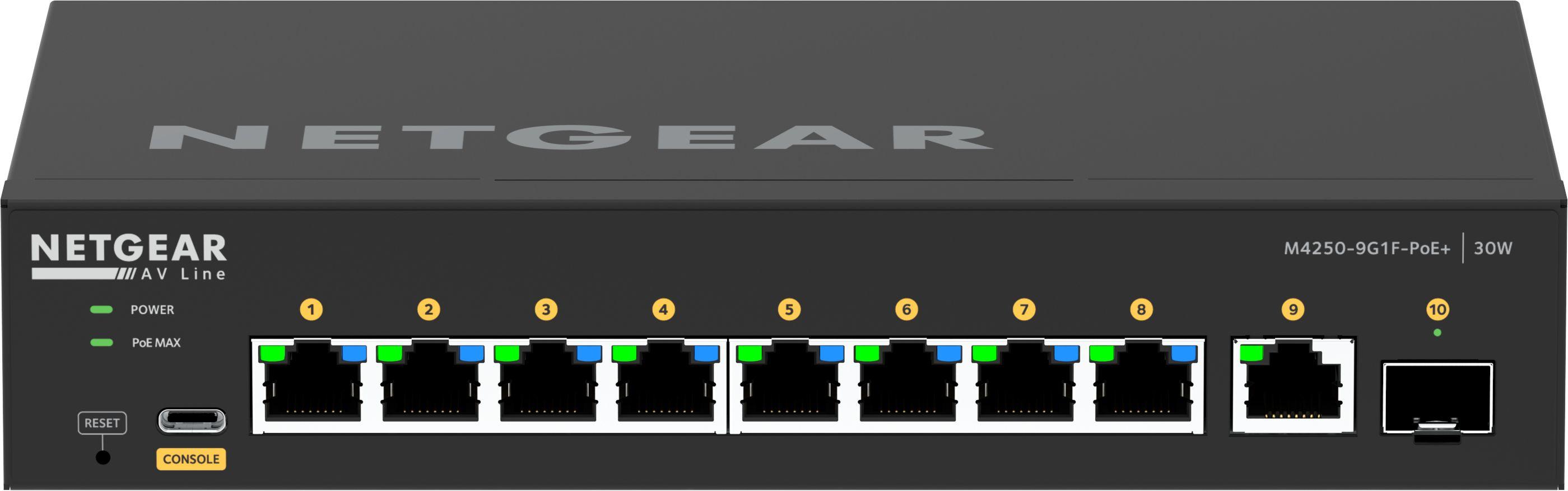 Switch Gerido NETGEAR GSM4210PD-100EUS (Gigabit Ethernet - 1 x Gigabit SFP - 24 Gbit/s - Preto), miniatura 7