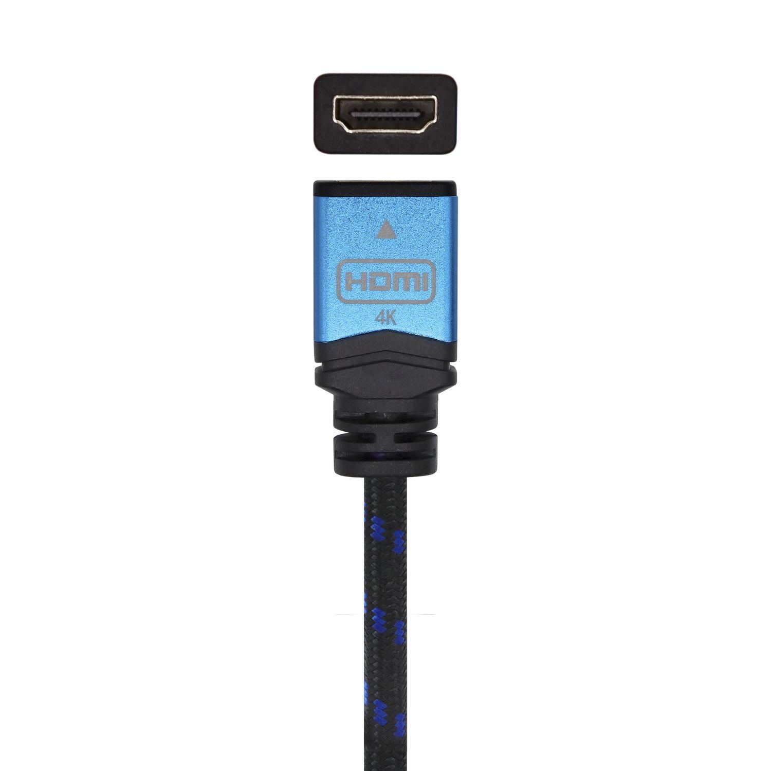 Cabo de Extensão HDMI AISENS A120-0454 (3 m - 60 Hz - HDMI Type A - Preto/Azul), miniatura 2