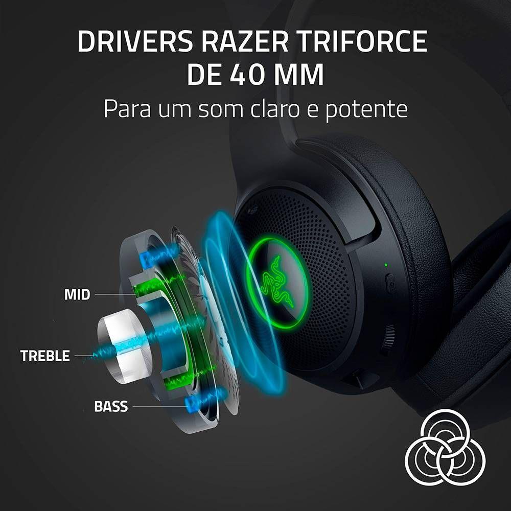 Headset Gaming RAZER Kraken Kitty V2 BT Edition (Binaural - Sem fios - Circum-aural - Preto), miniatura 5