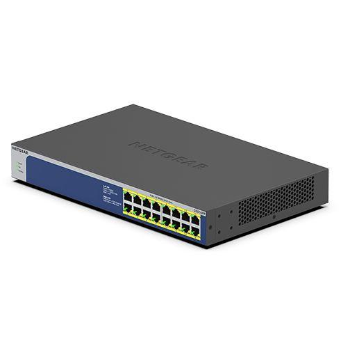 Switch NETGEAR GS516PP-100EUS (Gigabit Ethernet - 10/100/1000 Mbps - 0,192 MB - Preto) — miniatura 2