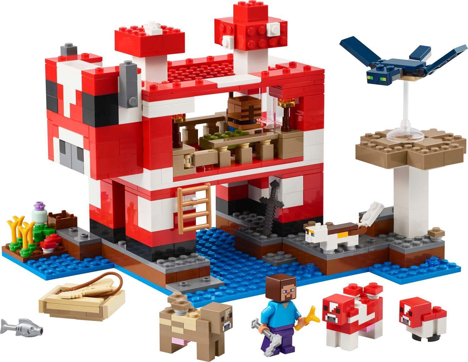 LEGO 21270 Minecraft A Casa Mooshroom (8+ anos - 500 peças)
