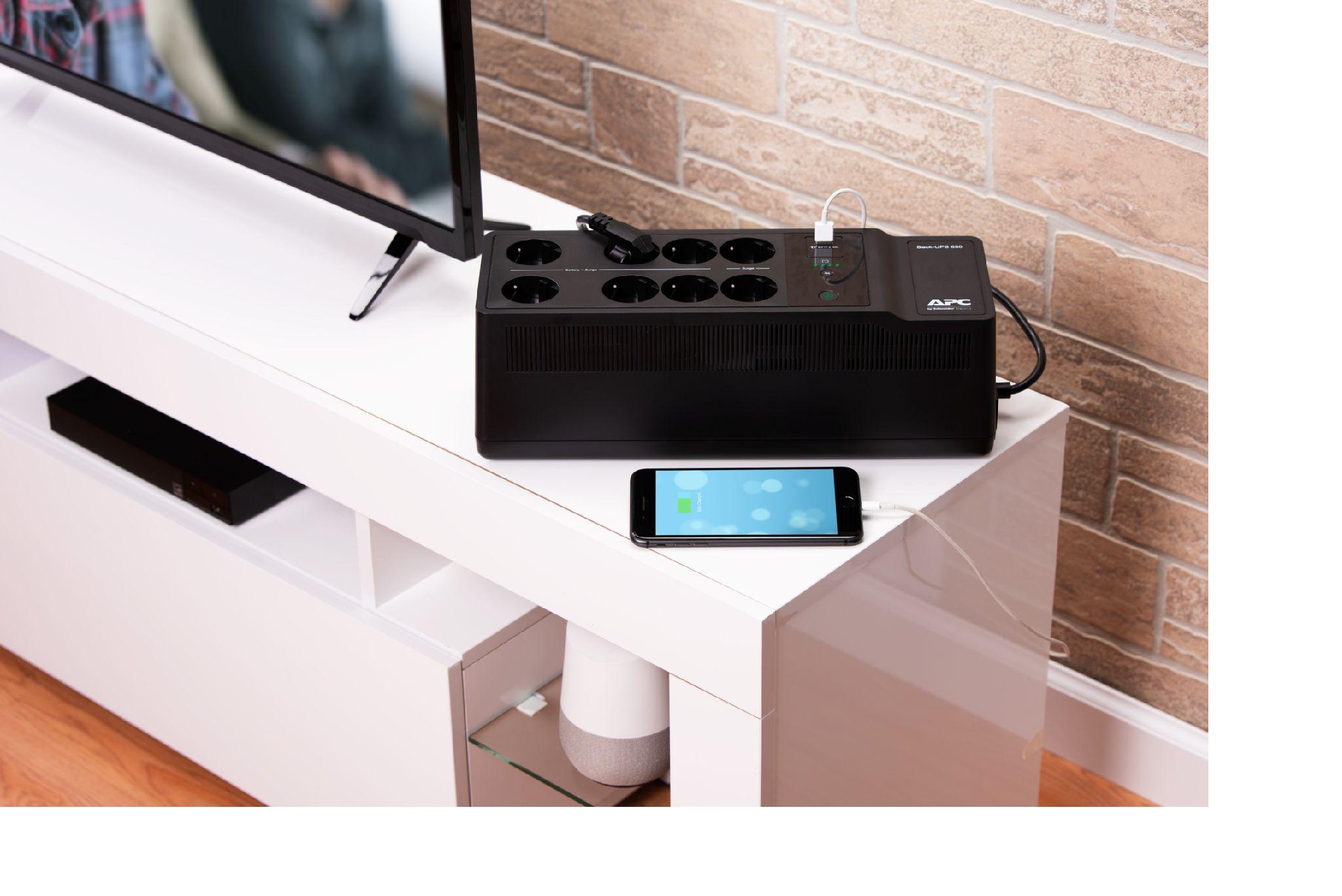 UPS APC Back-UPS BE650G2-GR (Tipo F - Preto) — miniatura 3