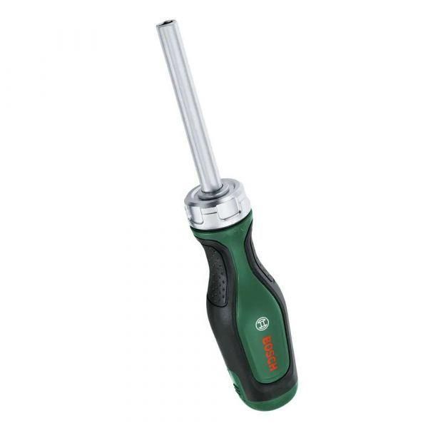 Conjunto de Chave de Fenda de Catraca e Pontas BOSCH 1600A032V0 (Verde/Preto)