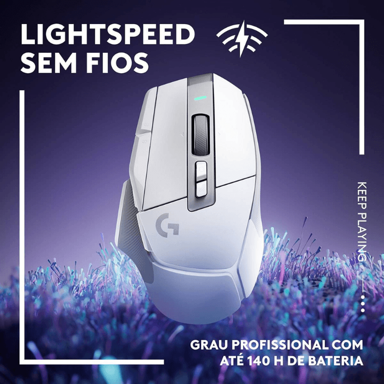 Rato LOGITECH G502 X LIGHTSPEED (Mão direita - 25600 DPI - Ótico - Branco) — miniatura 4
