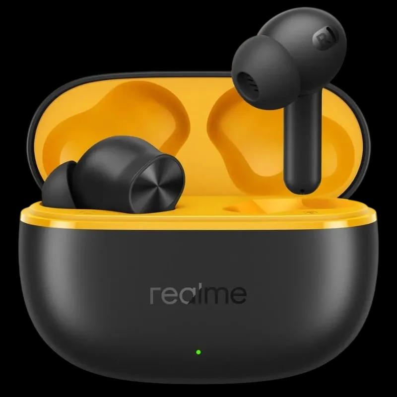 Auscultadores REALME Buds T200 Lite (Bluetooth 5.4, multiponto - 12,4 mm - Preto)