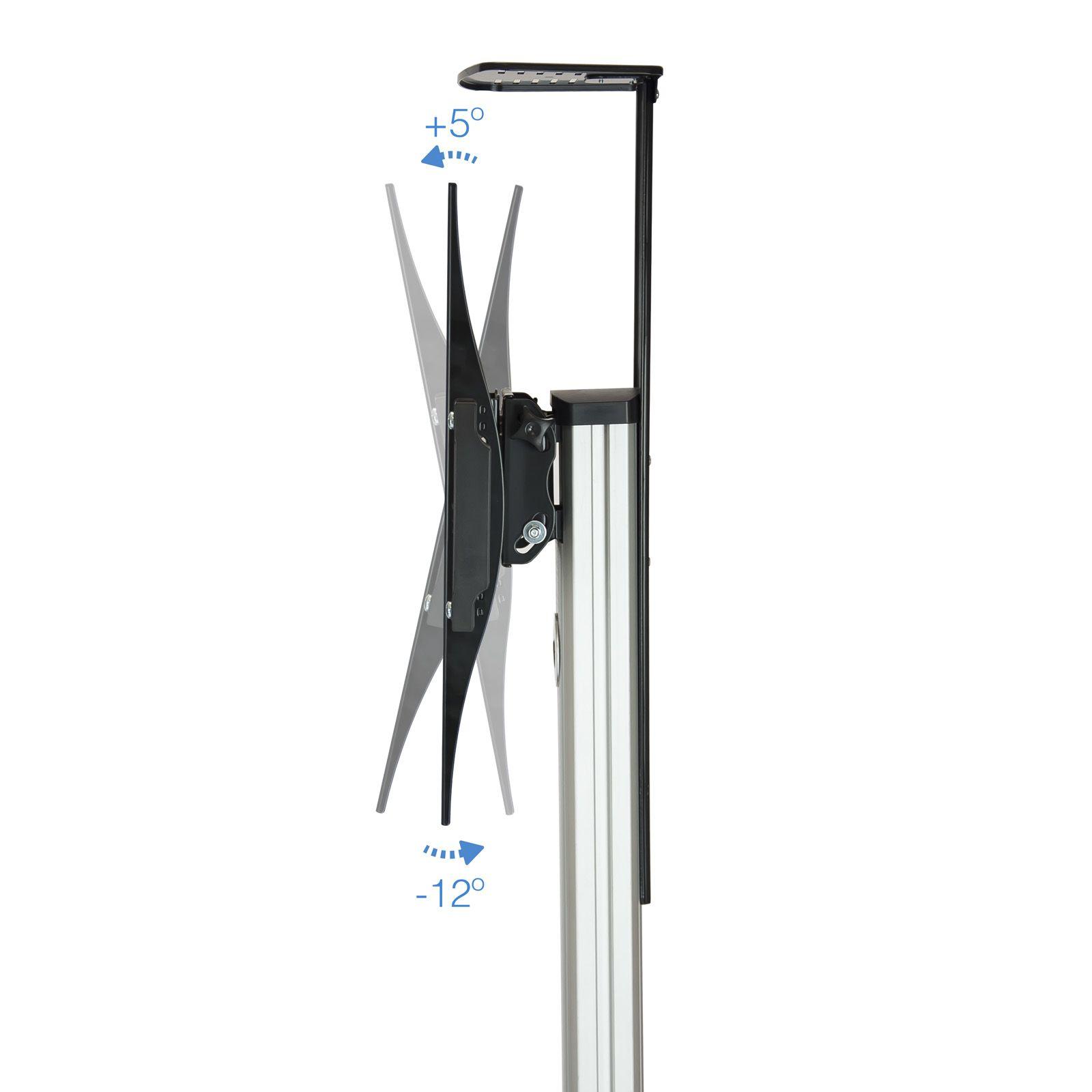 Suporte de Chão Móvel TOOQ FS1870M-B (200 x 200 a 600 x 400 mm - 600 x 400 mm - 94 cm - Preto/Prateado), miniatura 8