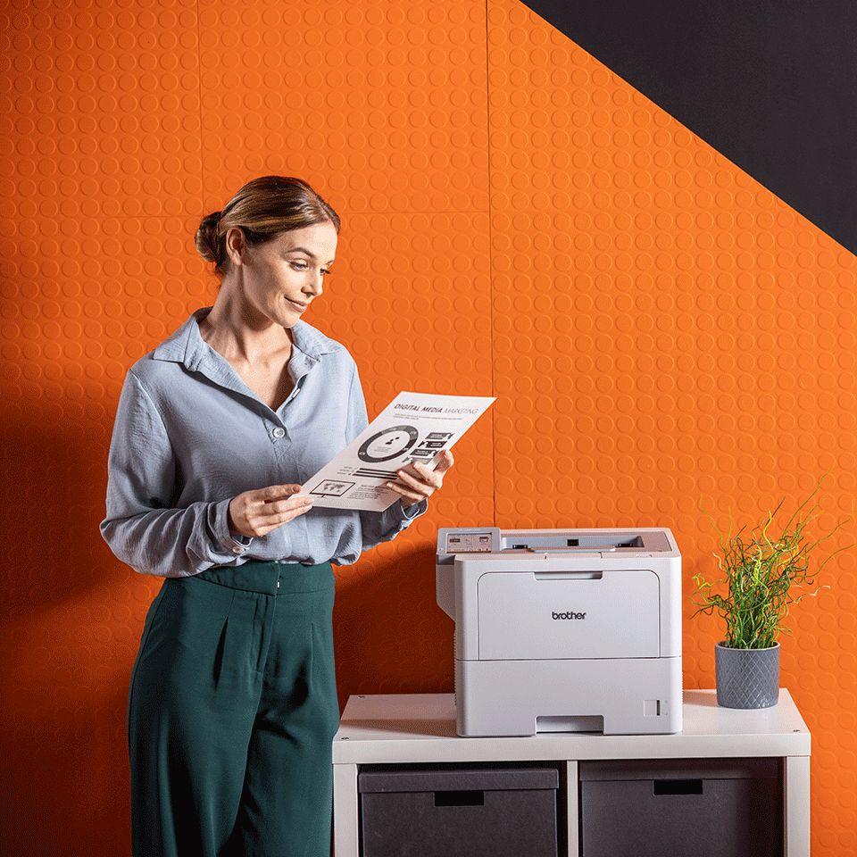 Impressora Laser Monocromática BROTHER HL-L6410DN (A4 - Monocromática - 520 folhas - Branco) — miniatura 5
