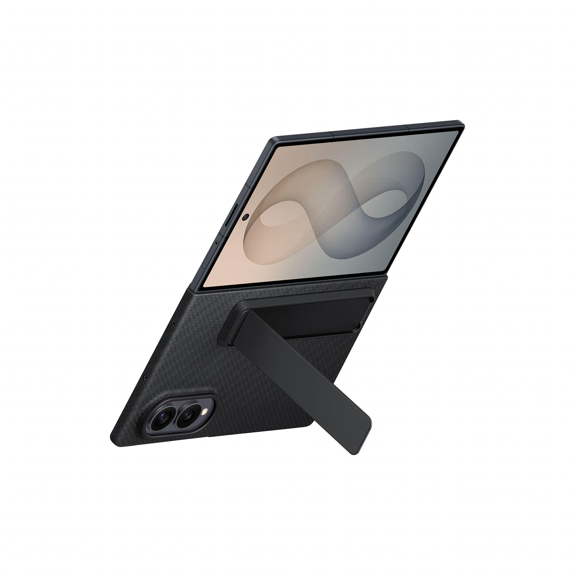Capa SAMSUNG Carbon Standing Case Galaxy Z Fold8 (Carbono - Preto) — miniatura 2