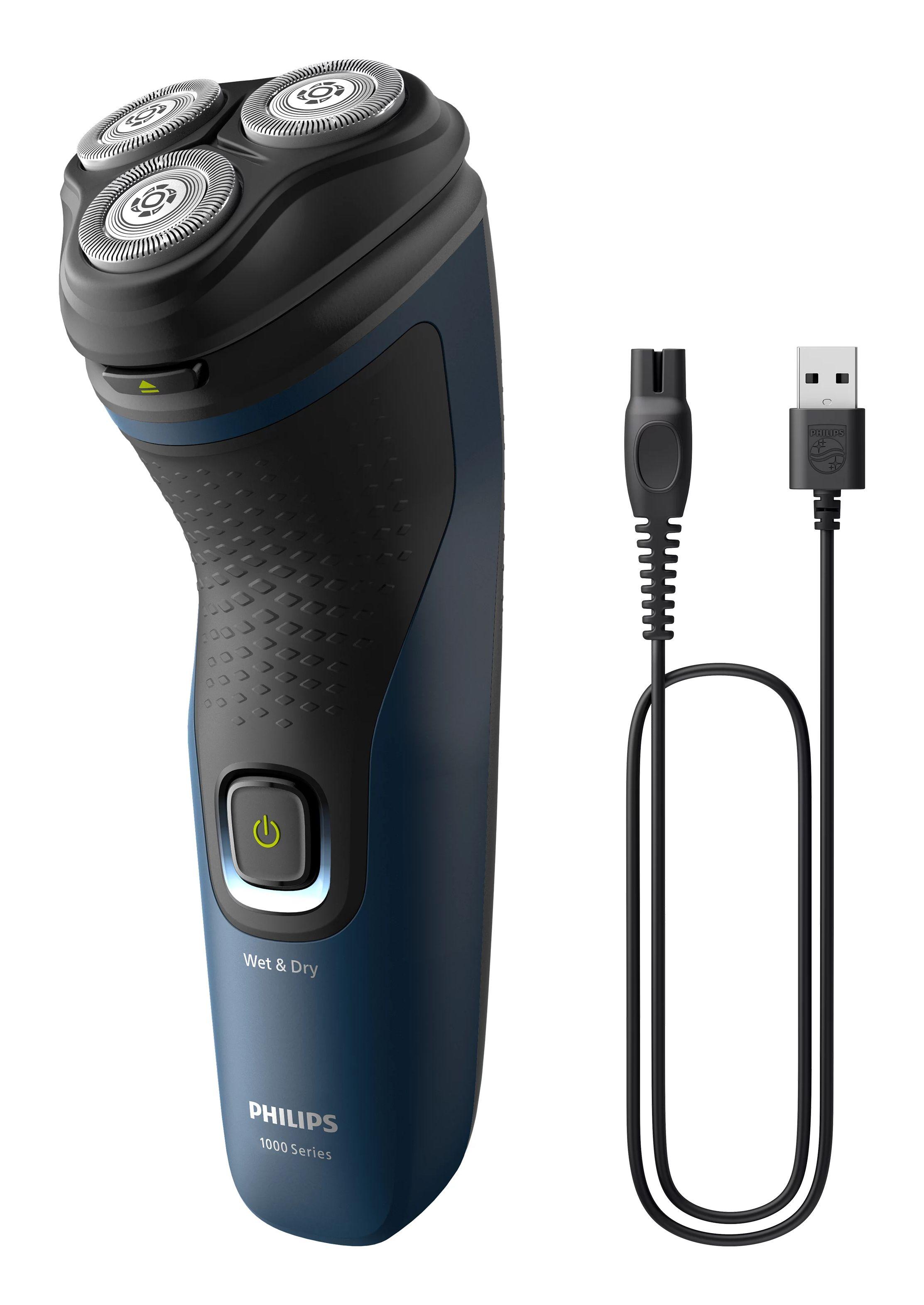 Máquina de Barbear Rotativa PHILIPS S1151/00 (Preto e Azul), miniatura 2