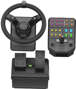 Volante e Pedais LOGITECH G Heavy Equipment Bundle (Windows - Com fios - Preto)