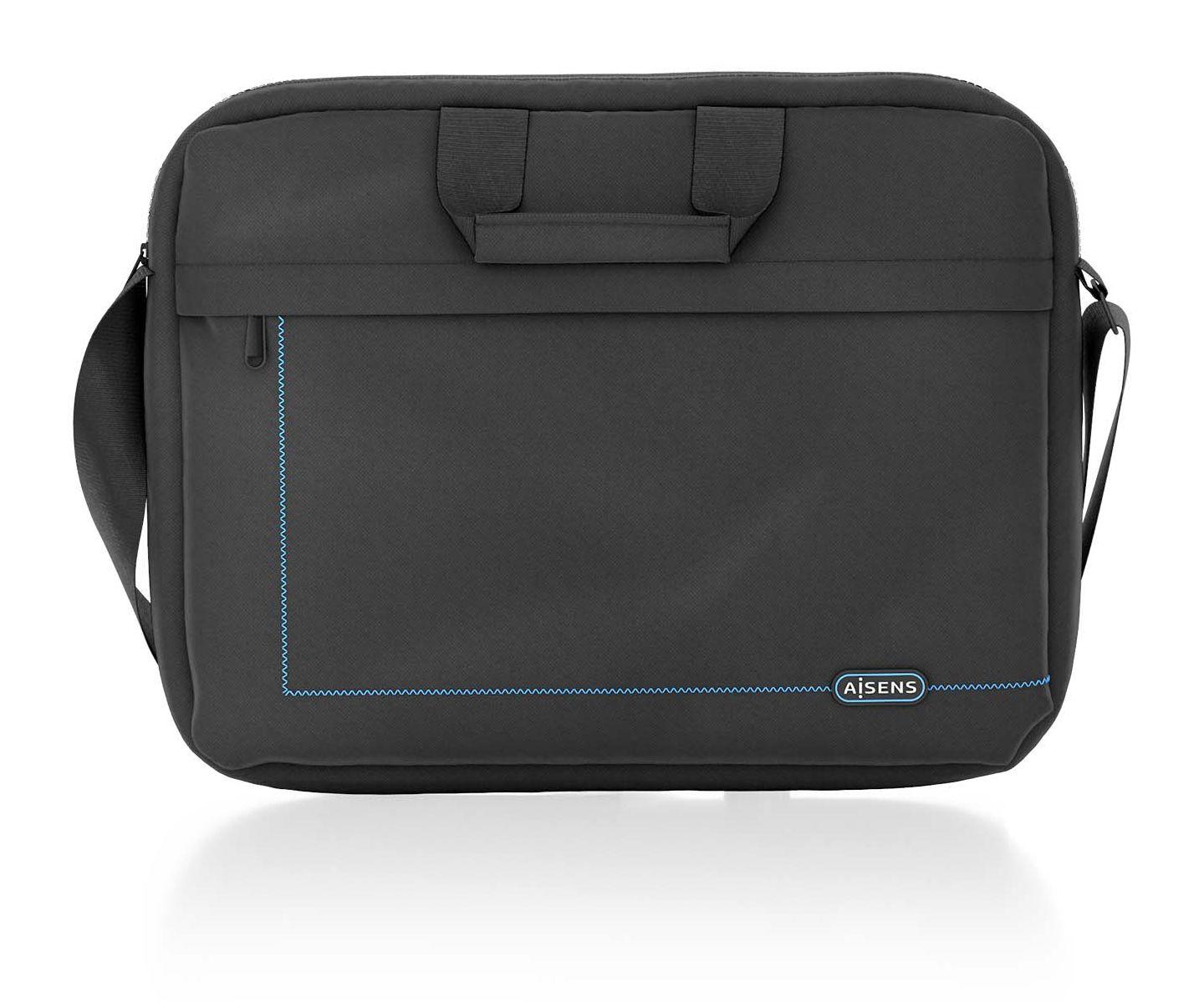 Mala para Portátil AISENS ASBG-BC022-BK (15,6" - Poliéster - 39,6 cm - Preto)