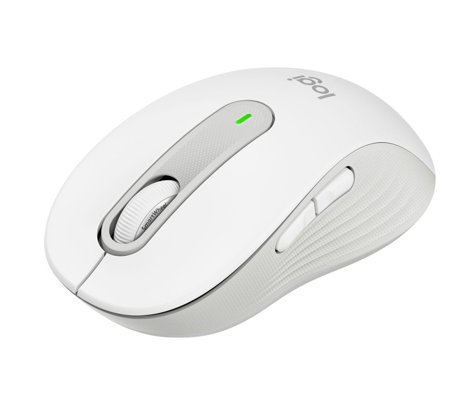 Rato LOGITECH Signature M650 for Business (Mão direita - 4000 DPI - Ótico - Branco)
