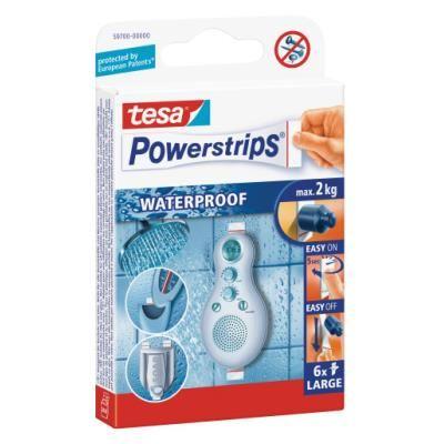 Tiras Adesivas Impermeáveis TESA Powerstrips 59700-00000-00 (20 x 50 mm por tira - Branco) — miniatura 2