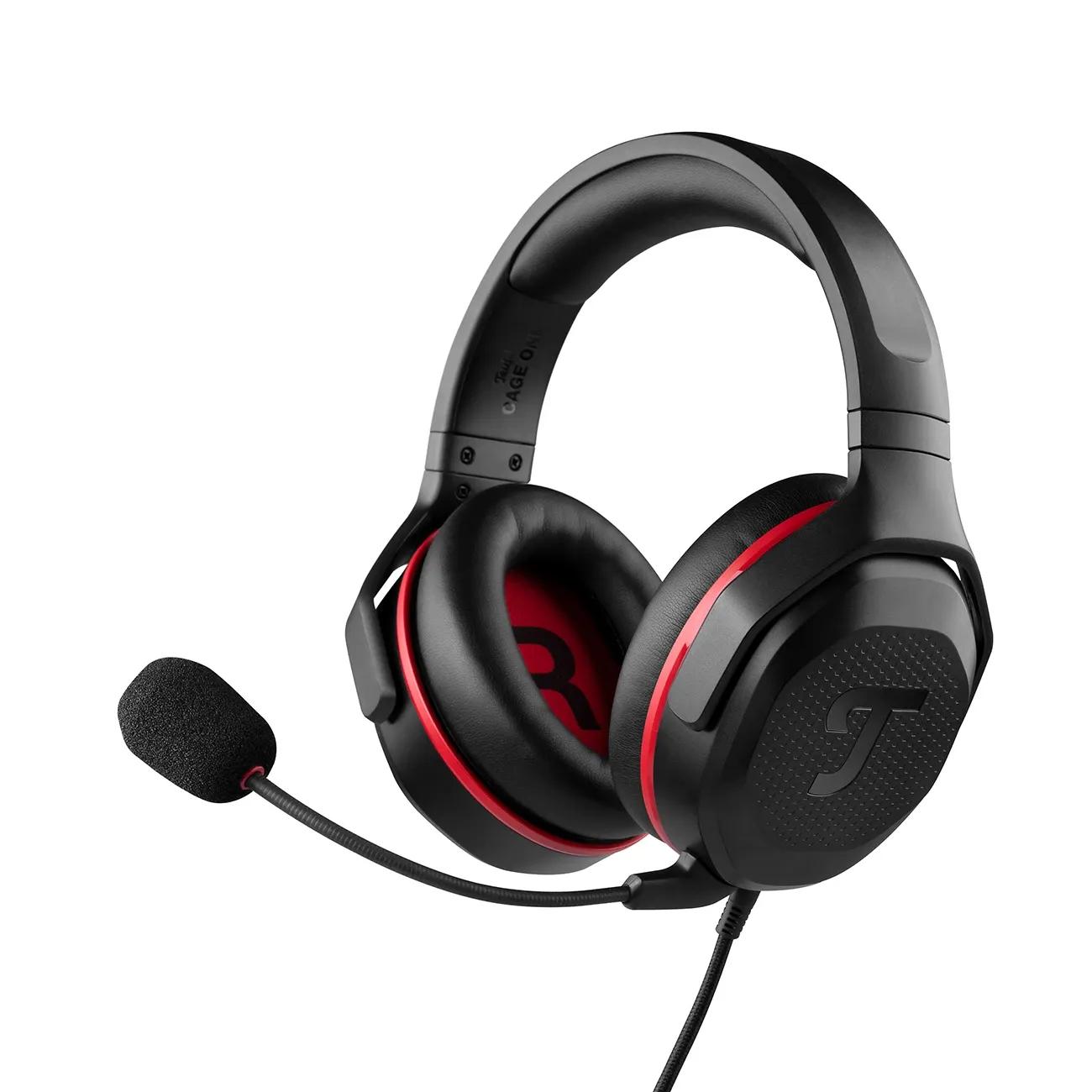 Headset Gaming TEUFEL CAGE ONE (Headset Gaming - Com fios - Circum-auriculares - Preto)