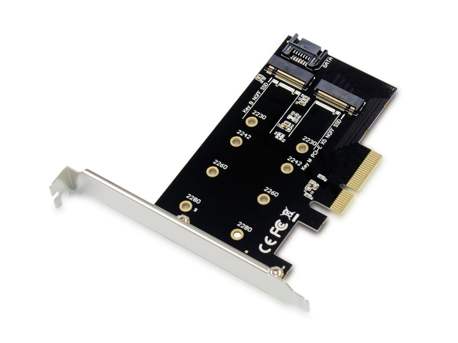 Placa Controladora PCIe CONCEPTRONIC EMRICK04B (JMB585)