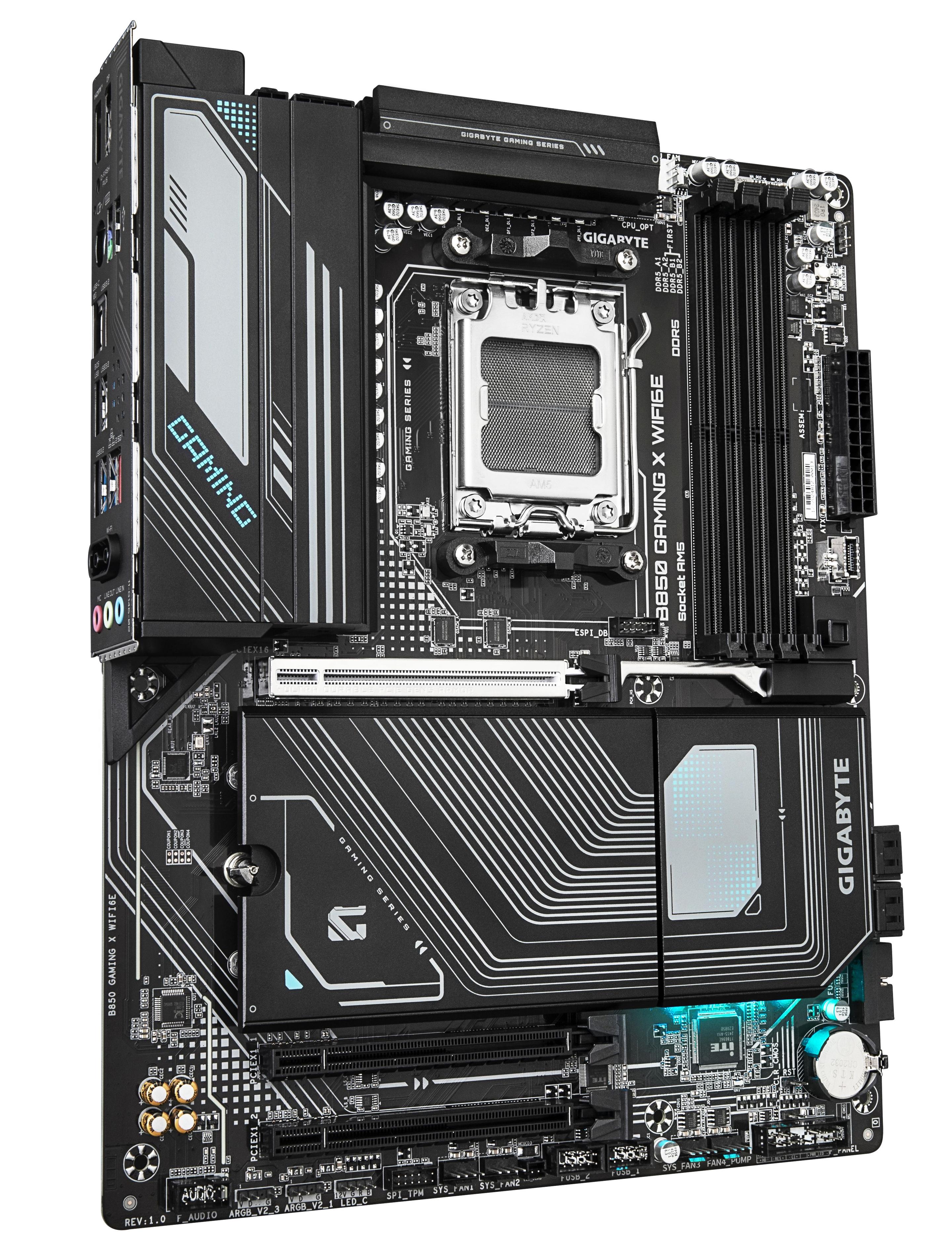 Motherboard GIGABYTE B850 GAMING X WIFI6E (AM5 - ATX - DDR5-SDRAM - Castanho) — miniatura 3