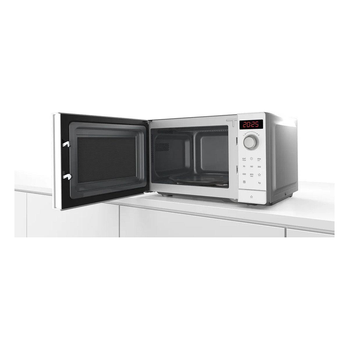 Micro-ondas Independente BOSCH FFL023MW0 (800 W - 20 l - Rotativo - Branco), miniatura 4