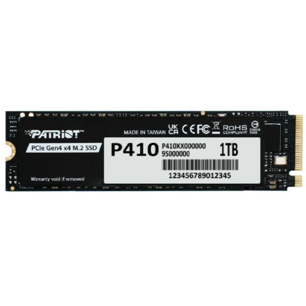 SSD PATRIOT P410 (1 TB - M.2 2280 - PCI Express NVMe)
