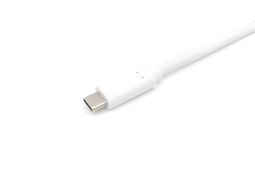 Cabo USB-C para USB-A EQUIP 128363 (1 m - USB C - USB A - Branco), miniatura 7