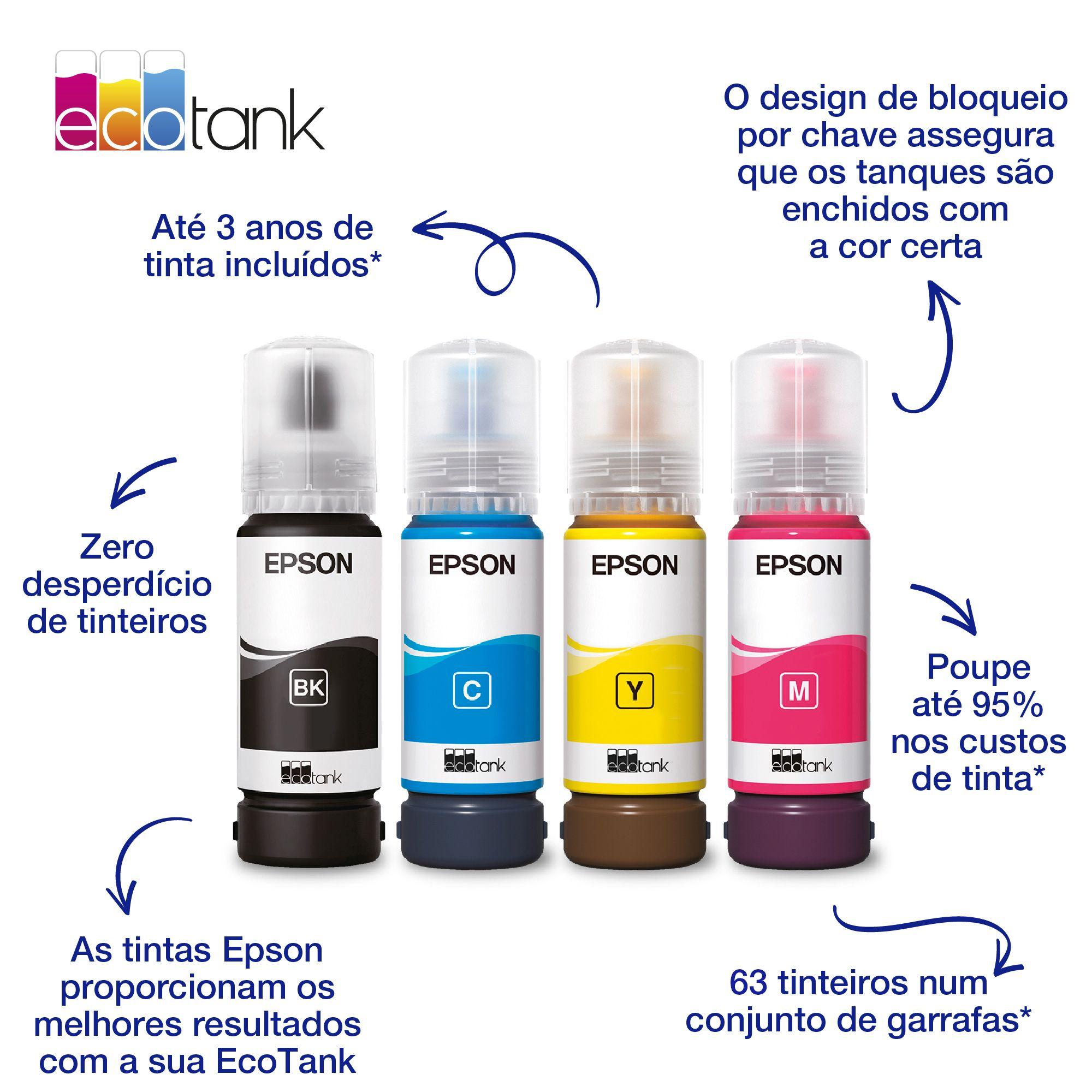 Garrafa de Tinta EPSON 104 C13T00P140 (Preto)