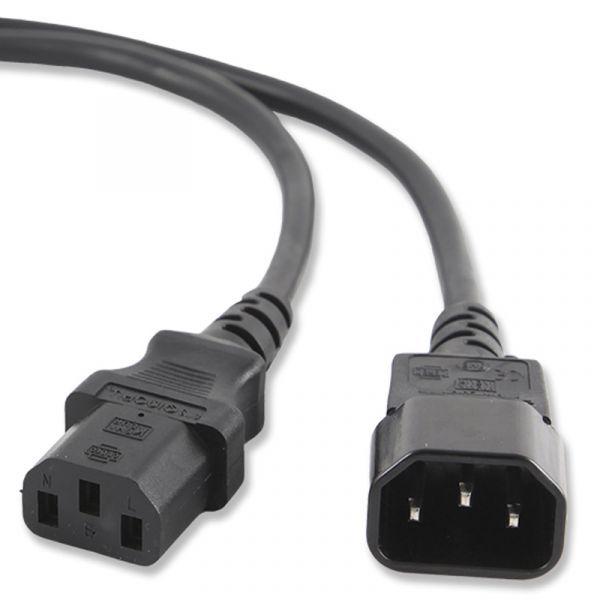 Cabo de Alimentação GEMBIRD PC-189 (1,8 m - Acoplador C14 - Preto), miniatura 4