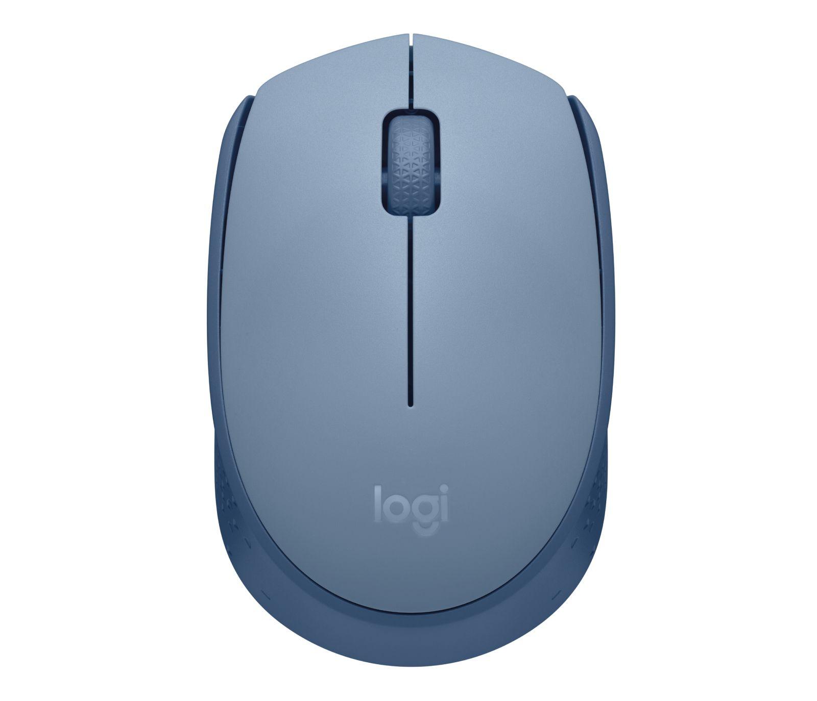 Rato LOGITECH M171 (Ambidestro - 1000 DPI - Ótico - Azul e Cinzento)