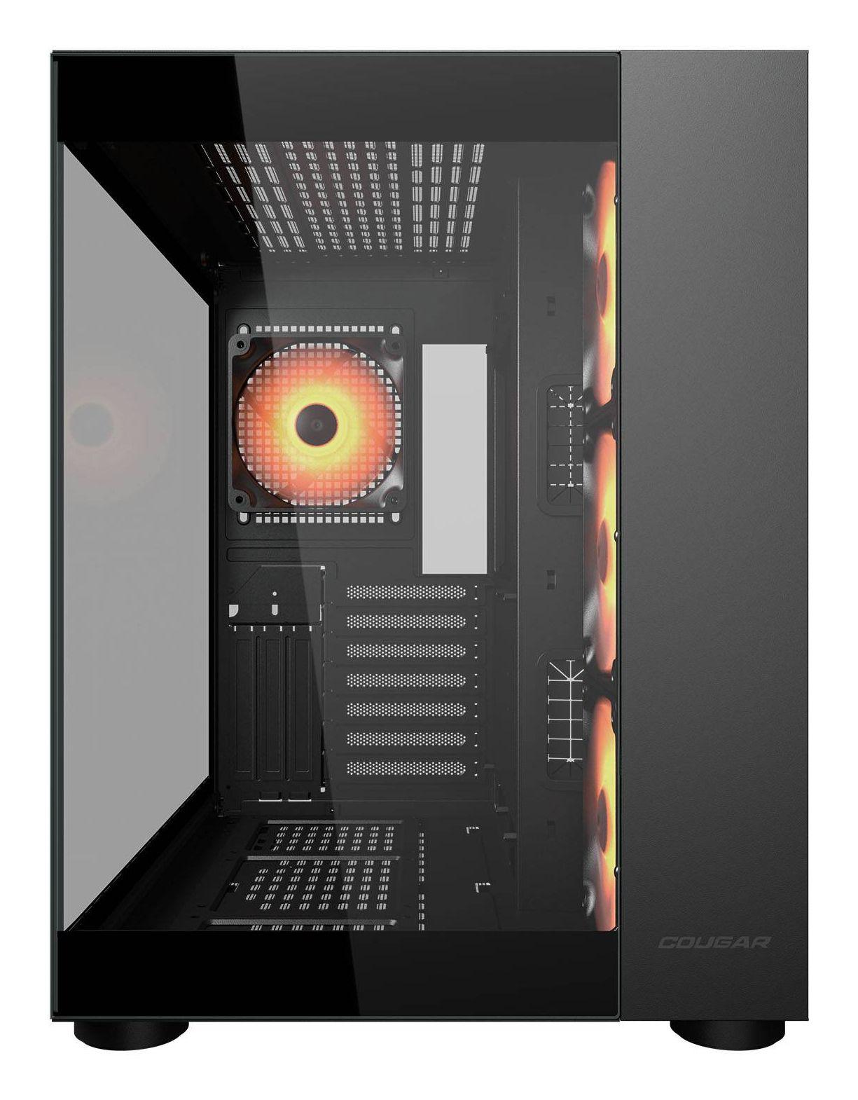 Caixa PC COUGAR FV150 ARGB (ATX, Micro ATX, Mini-ITX - Midi Tower - 180 mm - Preto) — miniatura 3