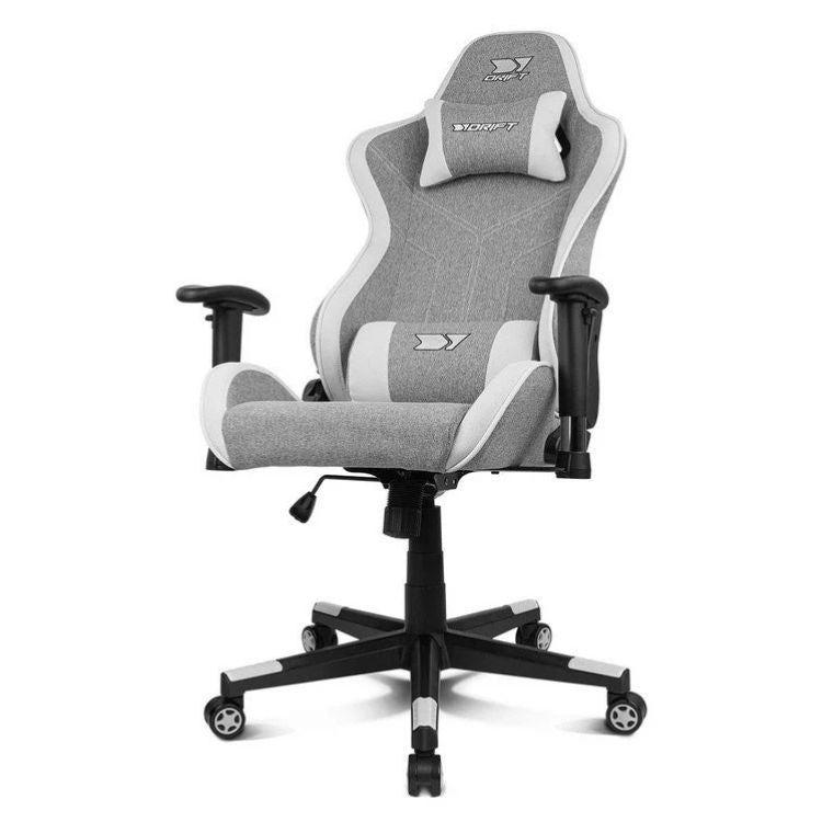 Cadeira Gaming DRIFT DR90 PRO (150 kg - 8 cm - 90–135° - Cinzento/Branco), miniatura 4