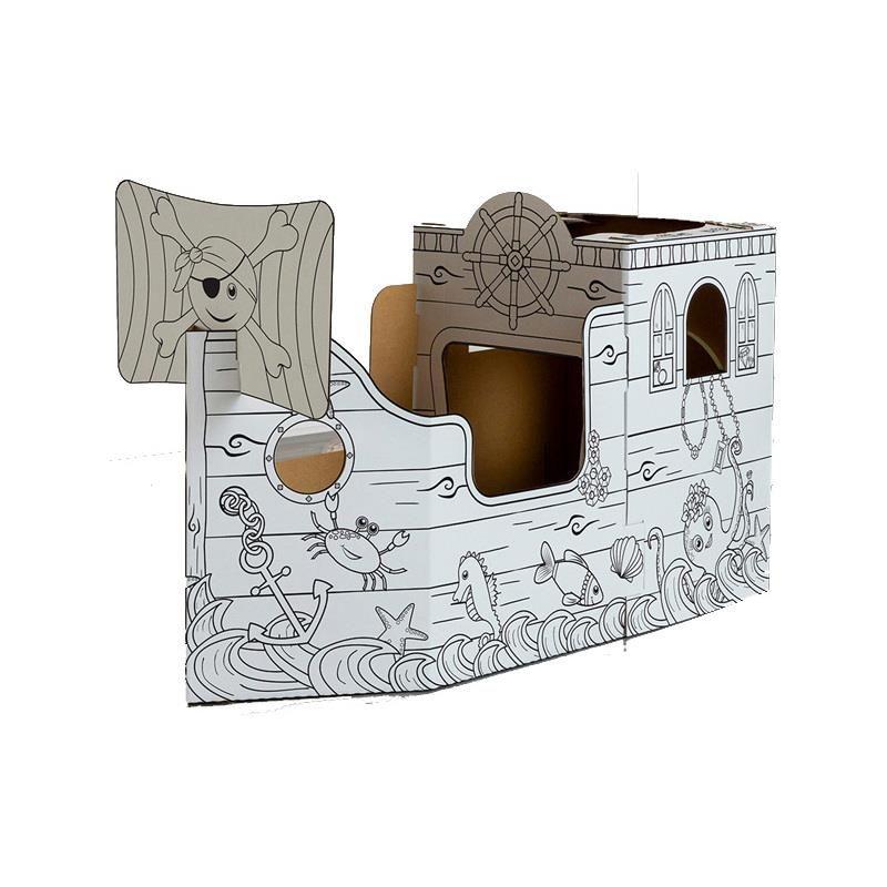 Casa de Brincar FELLOWES Bankers Box Exciting Expeditions XL (Navio Pirata - Cartão Canelado) — miniatura 2