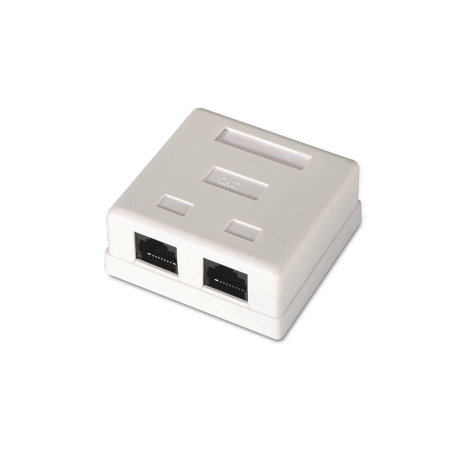 Roseta de Superfície RJ45 AISENS A139-0302 (Branco)