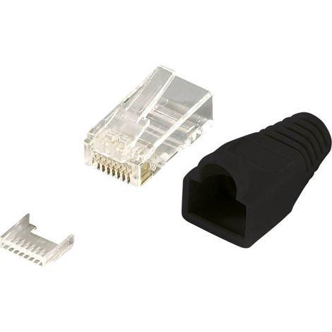 Ficha RJ45 LOGILINK MP0024 (RJ-45 - Preto)