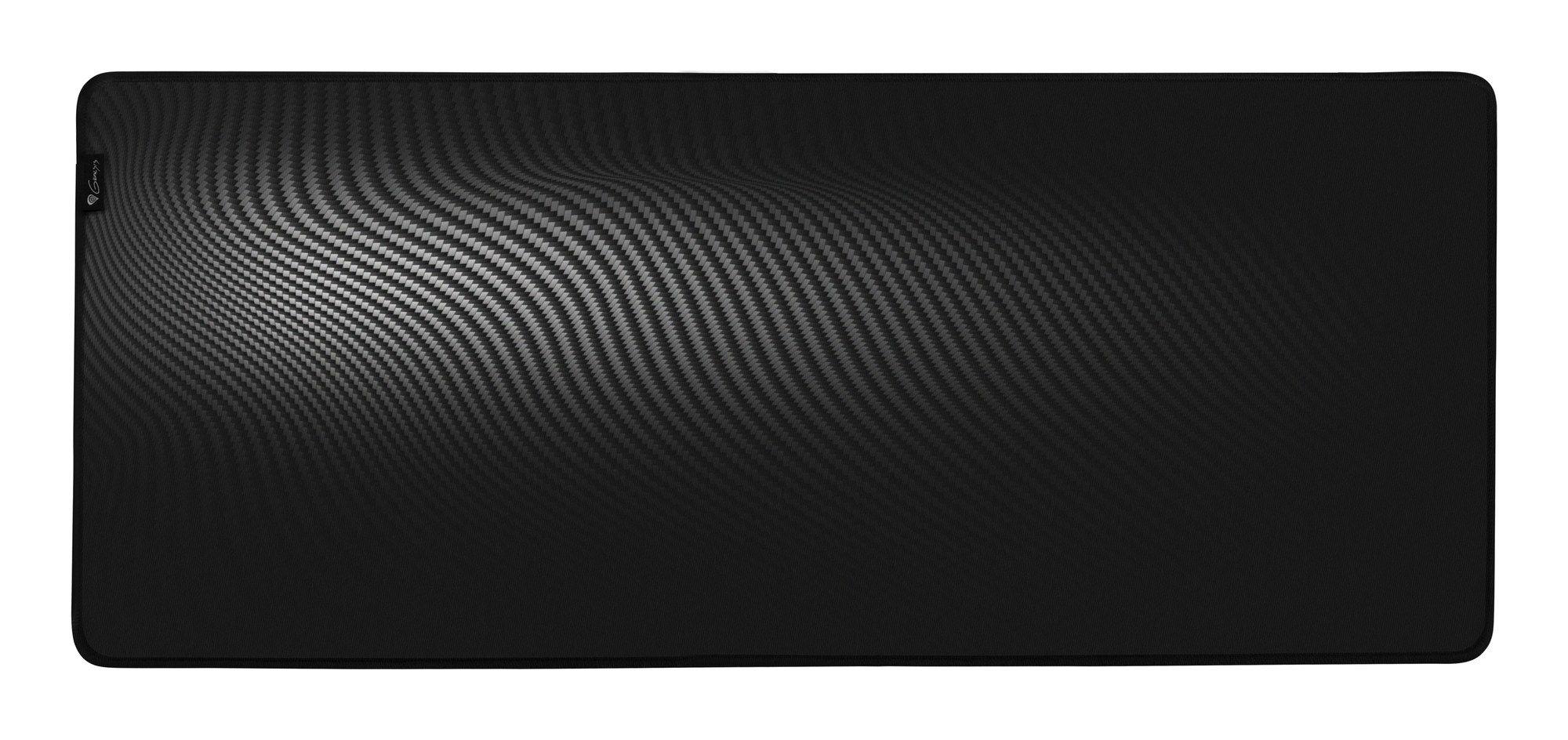 Tapete de Rato para Jogos GENESIS Carbon 500 Ultra Wave (Tecido, Borracha - 2,5 mm - Preto e Cinzento) — miniatura 3