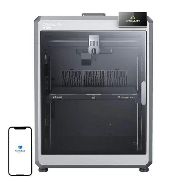 Impressora 3D CREALITY K2 Plus (USB, Ethernet, Wi-Fi - Sistema CFS e filamentos RFID - Preto/Cinzento), miniatura 4