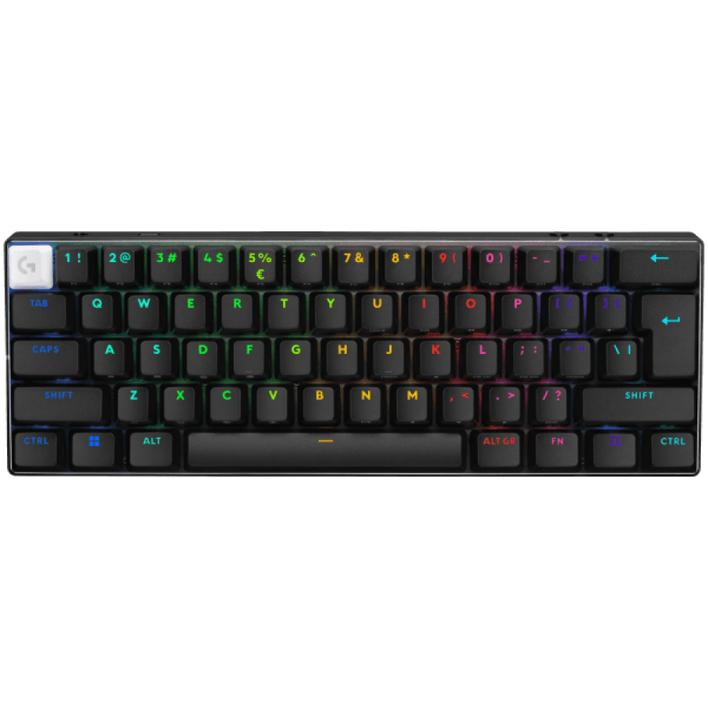 Teclado LOGITECH PRO X 60 LIGHTSPEED (Nordic - Táteis - LIGHTSPEED - Preto), miniatura 2