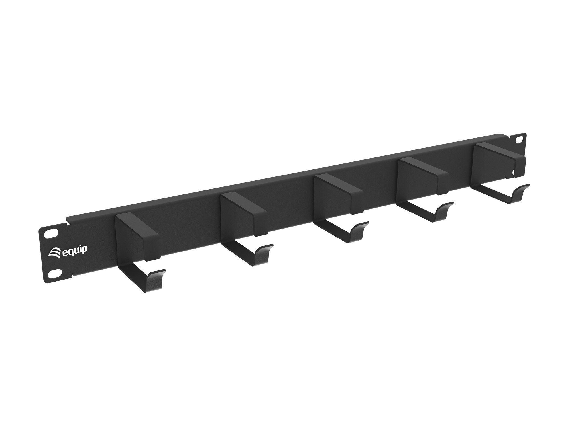 Painel de Gestão de Cabos EQUIP 327319 (19" - 1U - 5 Suportes - Preto), miniatura 2