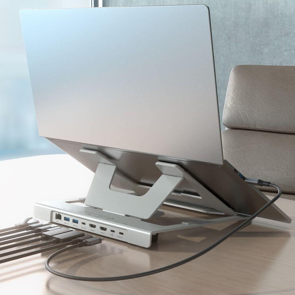 Suporte para Portátil e Tablet AISENS ASUC-7P046-GR (USB Type-C para USB Type-C - Cinzento) — miniatura 6