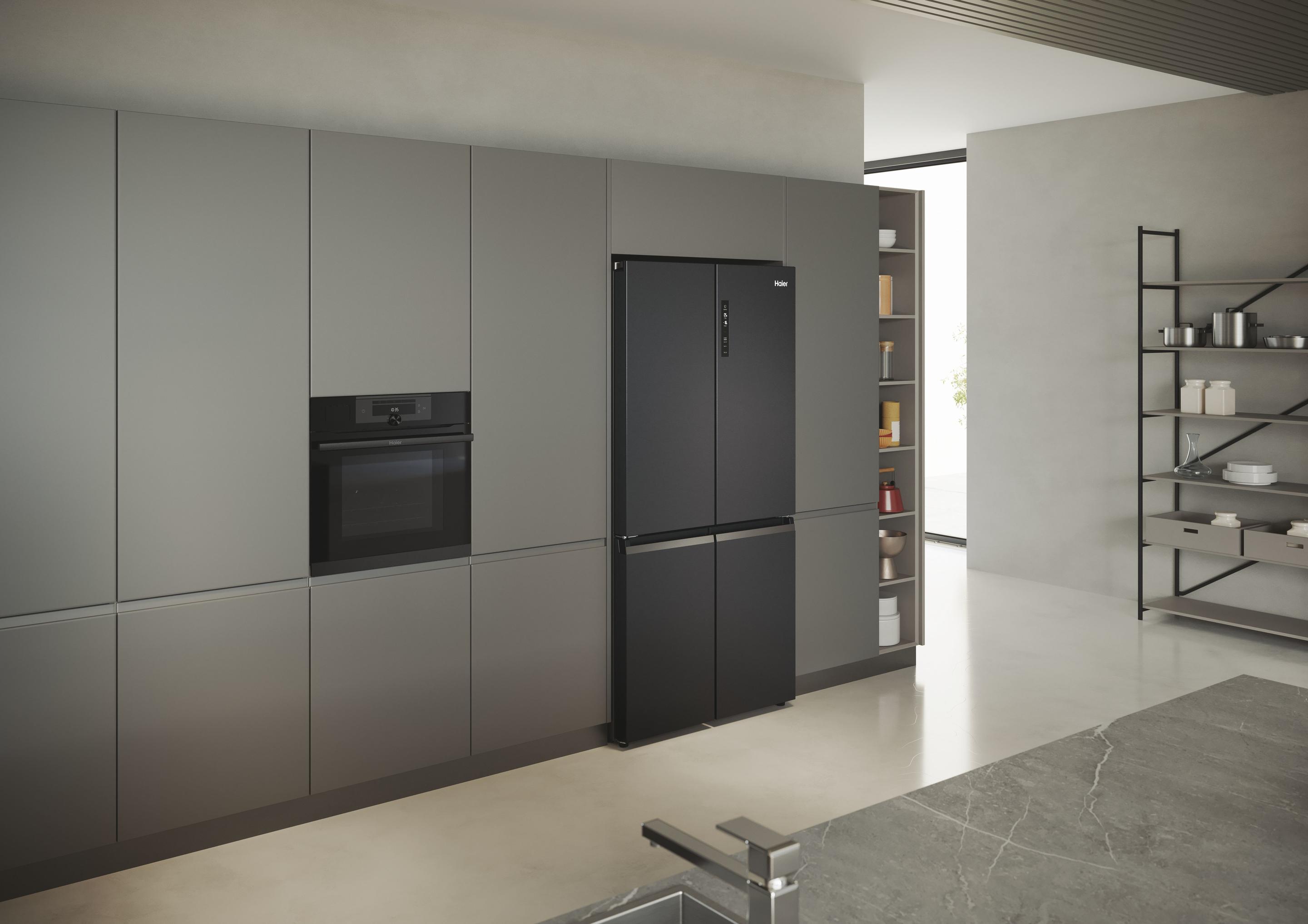 Frigorífico Americano Independente HAIER HCR5919ENMB (528 l - 190x90,8x64,8 cm - 91 cm - Preto Escovado) — miniatura 15