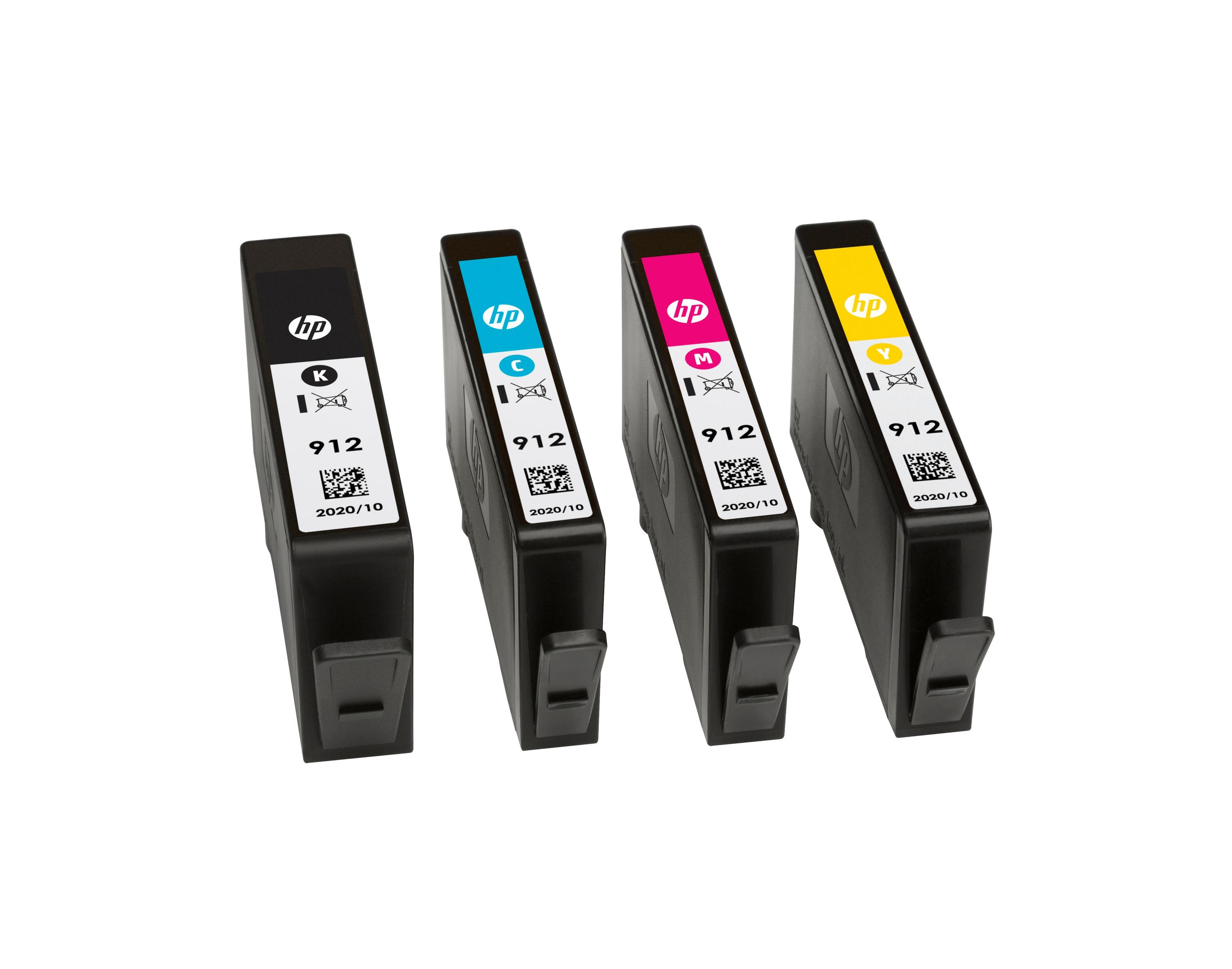 Pack de 4 Tinteiros HP 912 (Preto, Ciano, Magenta e Amarelo), miniatura 15