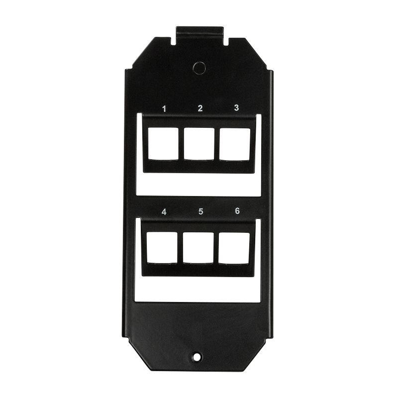 Inserto para Caixa de Pavimento Keystone LOGILINK NK4060 (SPCC - Preto), miniatura 2