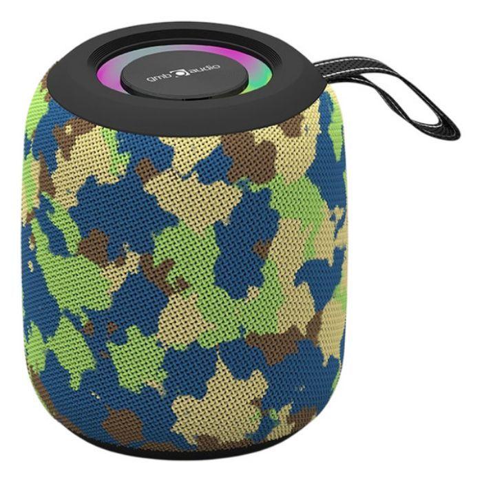 Coluna Portátil GEMBIRD SPK-BT-LED-05-CM (8 W - USB Type-C - Camuflagem), miniatura 2