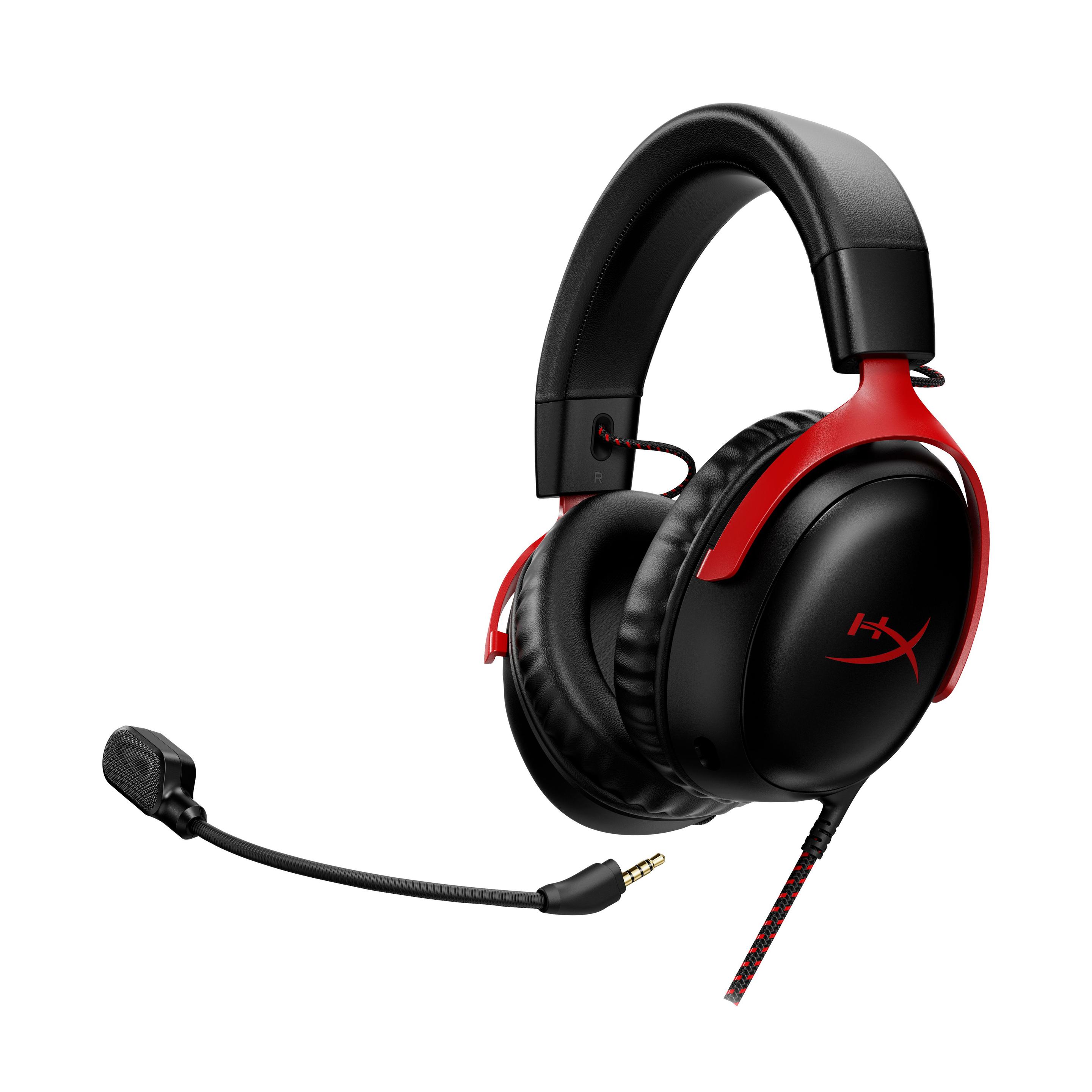 Headset Gaming HYPERX Cloud III (Binaural - Com fios - Circum-aural - Preto/Vermelho) — miniatura 6