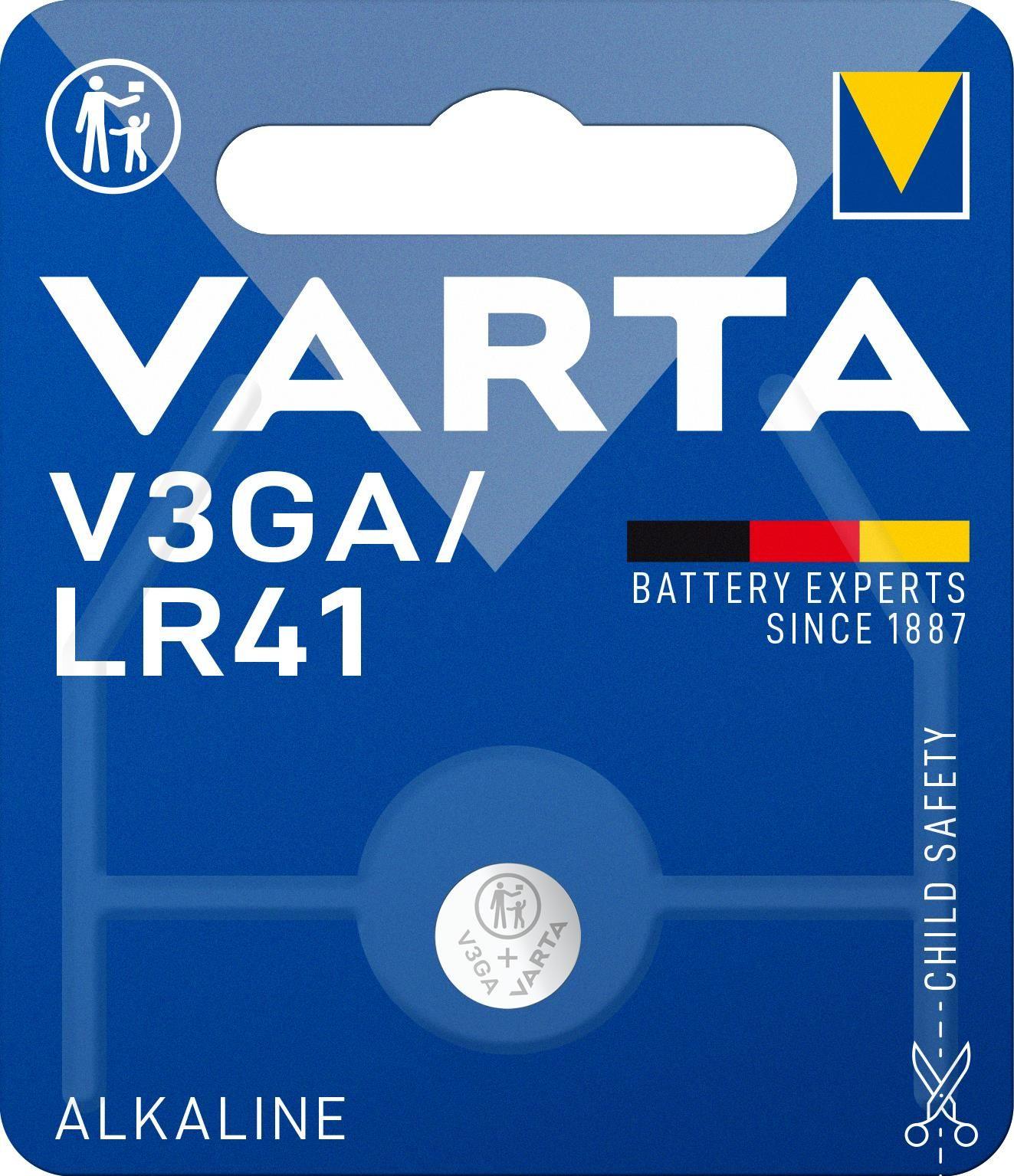 Pilha Alcalina VARTA V3GA LR41 (Aço inoxidável)