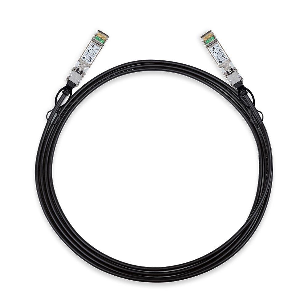 Cabo SFP+ DAC TP-LINK TL-SM5220-3M (1 unidade - 10 Gbit/s - Preto)