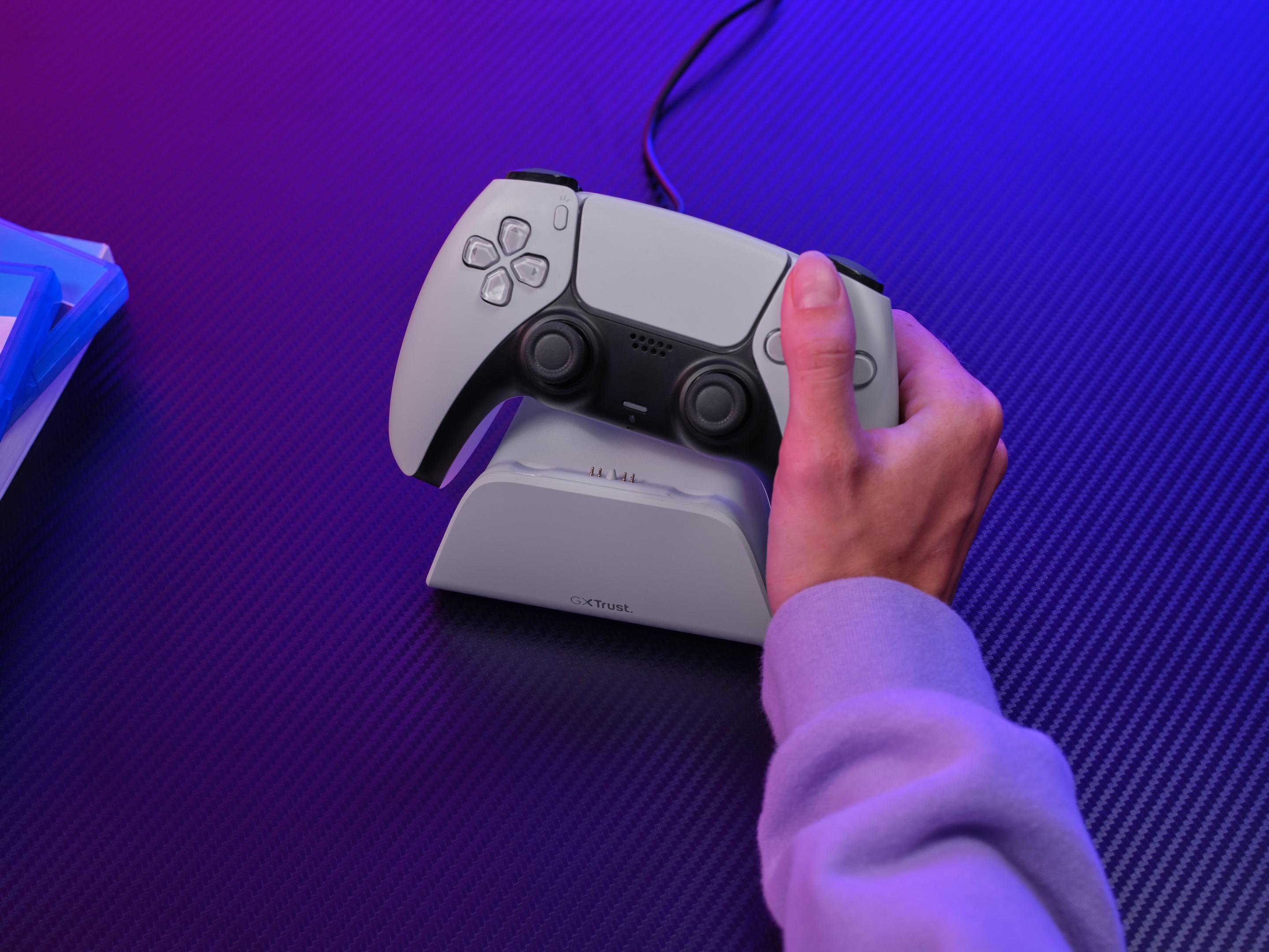 Base de Carregamento Rápido TRUST GAMING GXT 255 (USB Type-A para USB Type-C - PlayStation - Branco) — miniatura 11