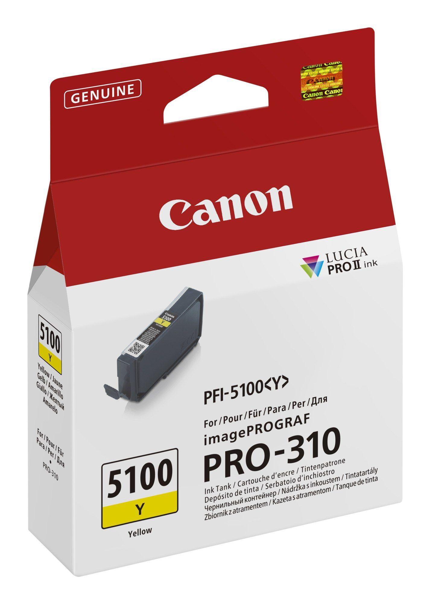 Tinteiro CANON PFI-5100 Y (Amarelo), miniatura 2